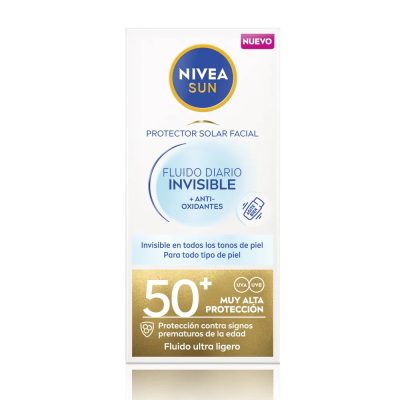 PROTECTOR SOLAR FACIAL NIVEA SUN INVISIBLE FPS 50+ FCO X 40ML