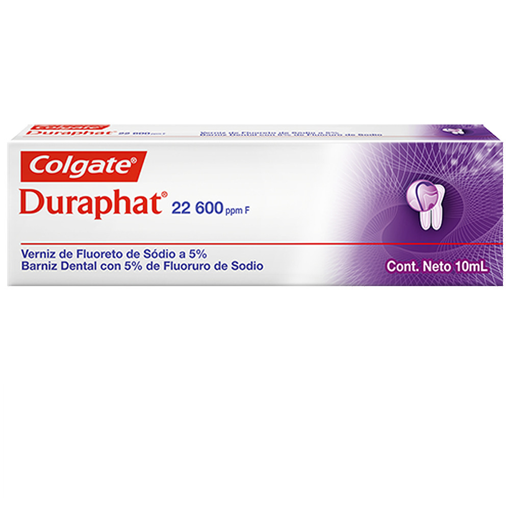 CREMA DENTAL DURAPHAT BARNIZ CON FLUORURO DE SODIO TUB X 10ML COLGATE 22 600PPM F