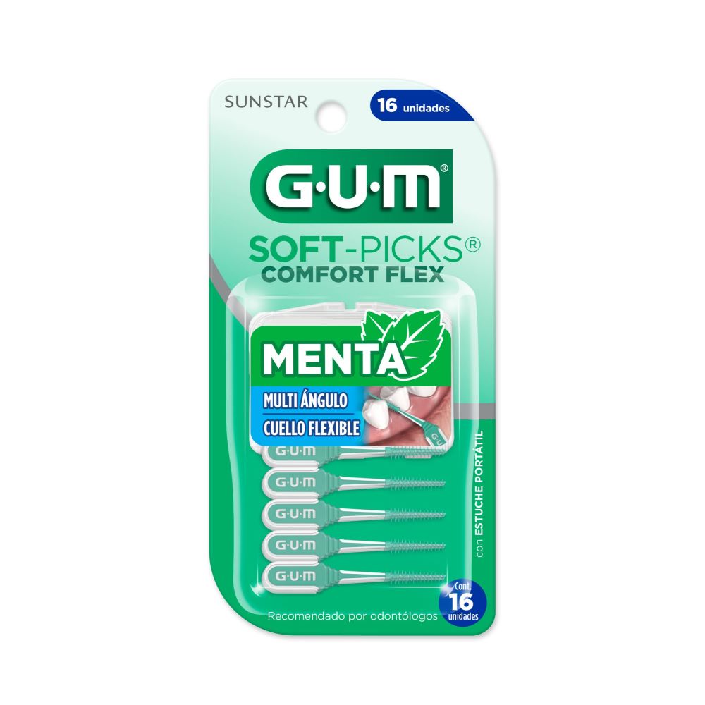 CEPILLO DENTAL MANUAL SOFT PICKS COMFORT FLEX PAQ X 16 GUM