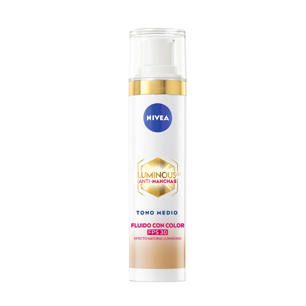 CREMA FLUIDO CON COLOR NIVEA HIDRA COLOR FPS 30 FCO X 40ML TONO MEDIO