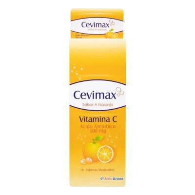 CEVIMAX 500MG TAB MAST CAJ X 100 NARANJA