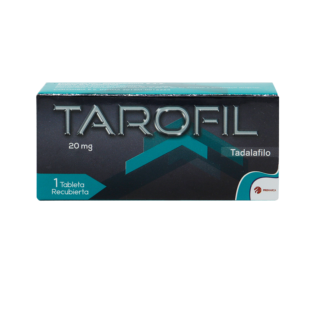 TAROFIL 20MG TAB REC CAJ X 1
