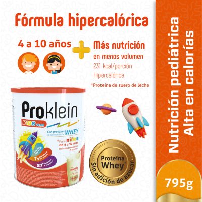 PROKLEIN KIDS PLUS NINOS DE 4 A 10 ANOS TAR X 795GR VAINILLA CON ESTEVIA