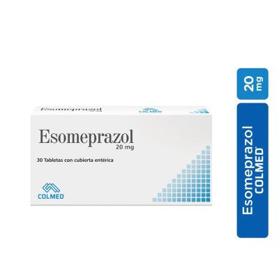 ESOMEPRAZOL 20MG TAB LIB RET CAJ X 30 COLMED