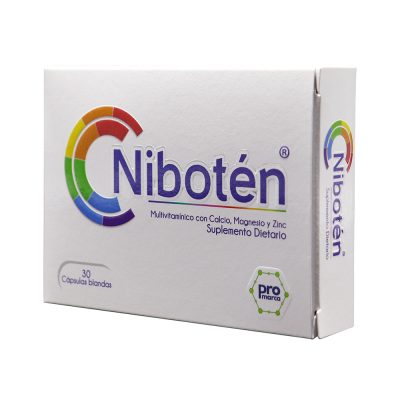 NIBOTEN SUPLEMENTO DIETARIO MULTIVITAMINICO CON CALCIO MAGNESIO Y ZINC CAP CAJ X 30