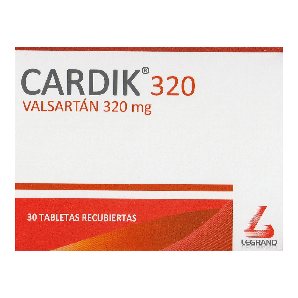 CARDIK 320MG TAB REC CAJ X 30
