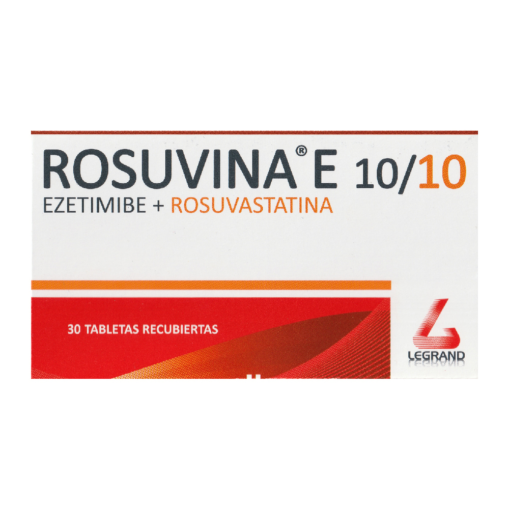 ROSUVINA E (10+10)MG TAB REC CAJ X 30