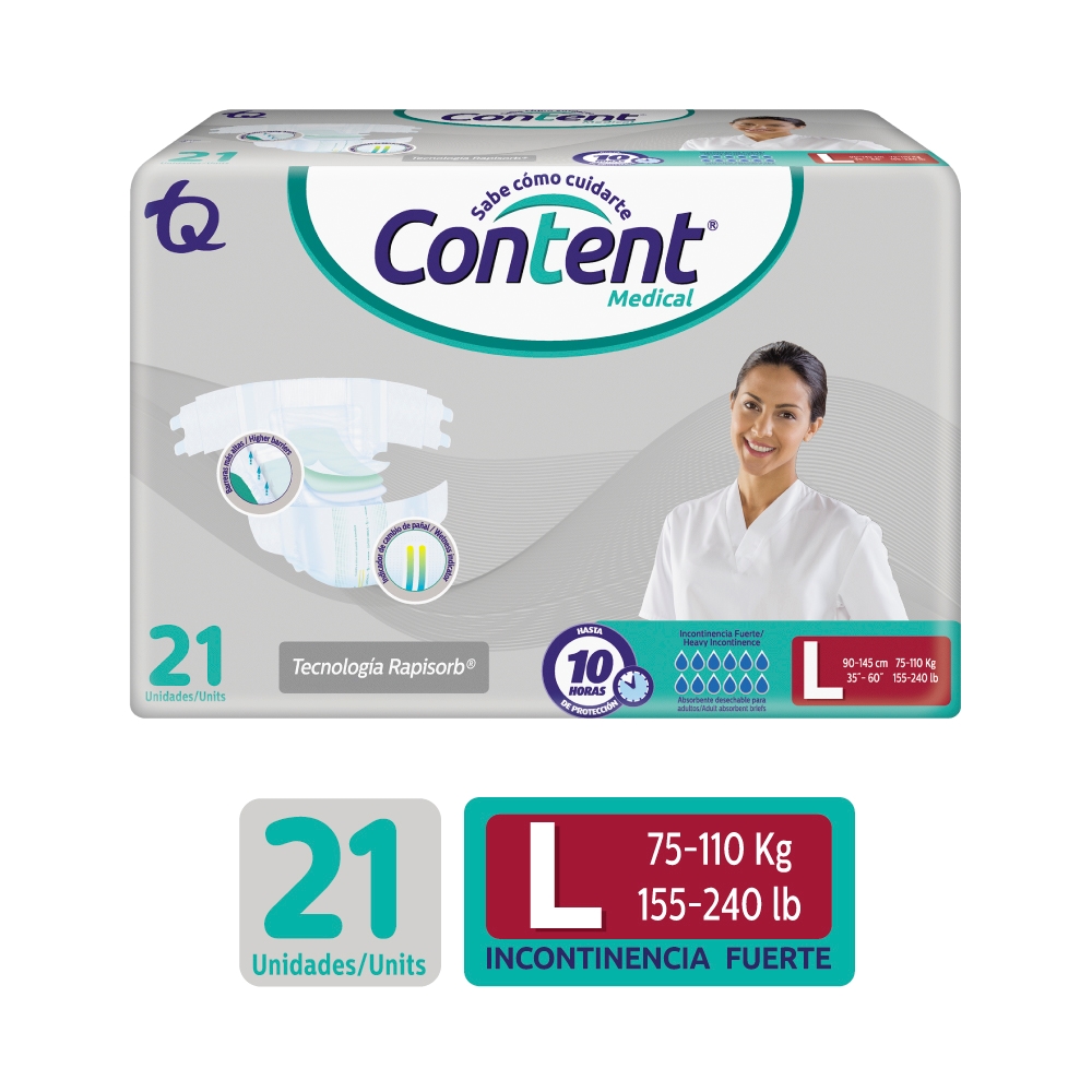 PANAL CONTENT MEDICAL PAQ X 21 TALLA L