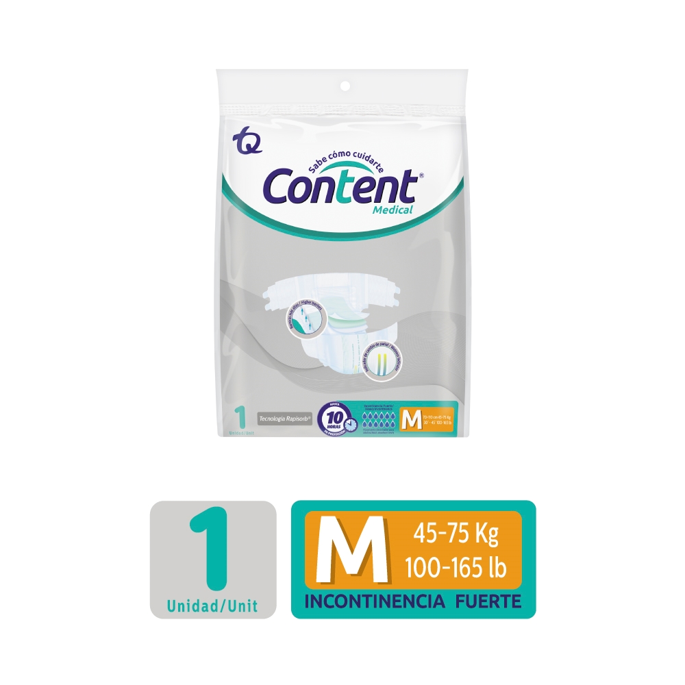 PANAL CONTENT MEDICAL CAJ X 10 UND TALLA M