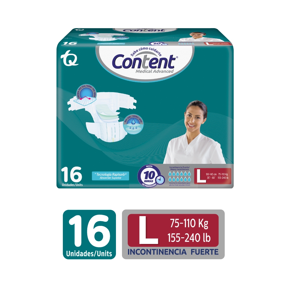 PANAL CONTENT MEDICAL ADVANCED PAQ X 16UND TALLA L