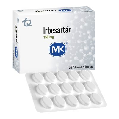 IRBESARTAN 150MG TAB REC CAJ X 30 MK