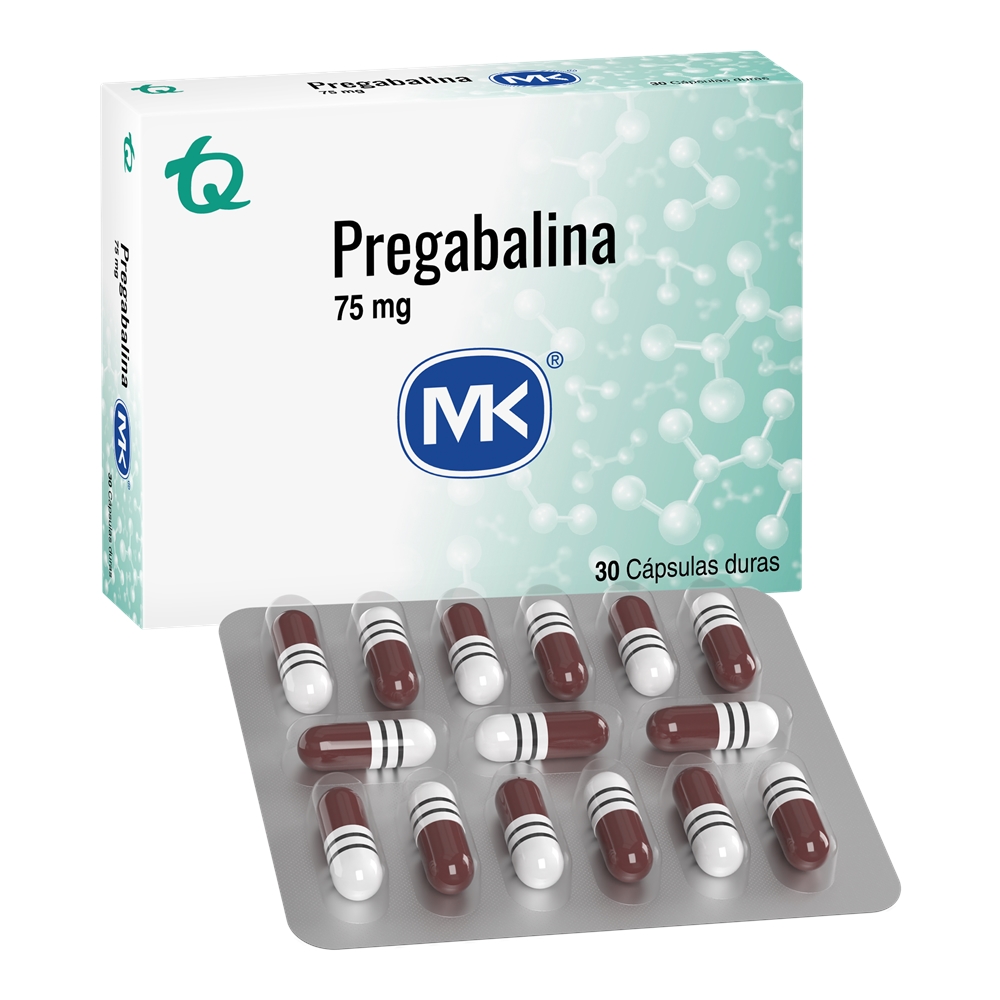 PREGABALINA 75MG CAP CAJ X 30 MK