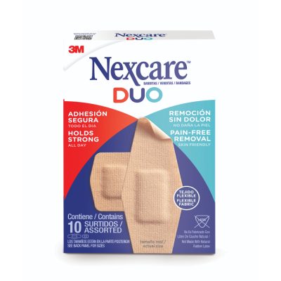 BANDITAS DUO SURTIDOS REMOCION SIN DOLOR CAJ X 10 3M NEXCARE