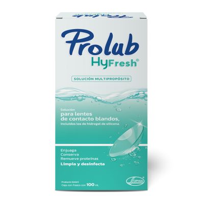 SOLUCION MULTIPROPOSITO LENTES DE CONTACTO FCO X 100ML PROLUB HYFRESH