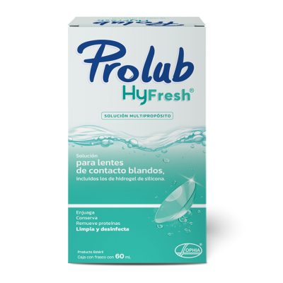 SOLUCION MULTIPROPOSITO LENTES DE CONTACTO FCO X 60ML PROLUB HYFRESH