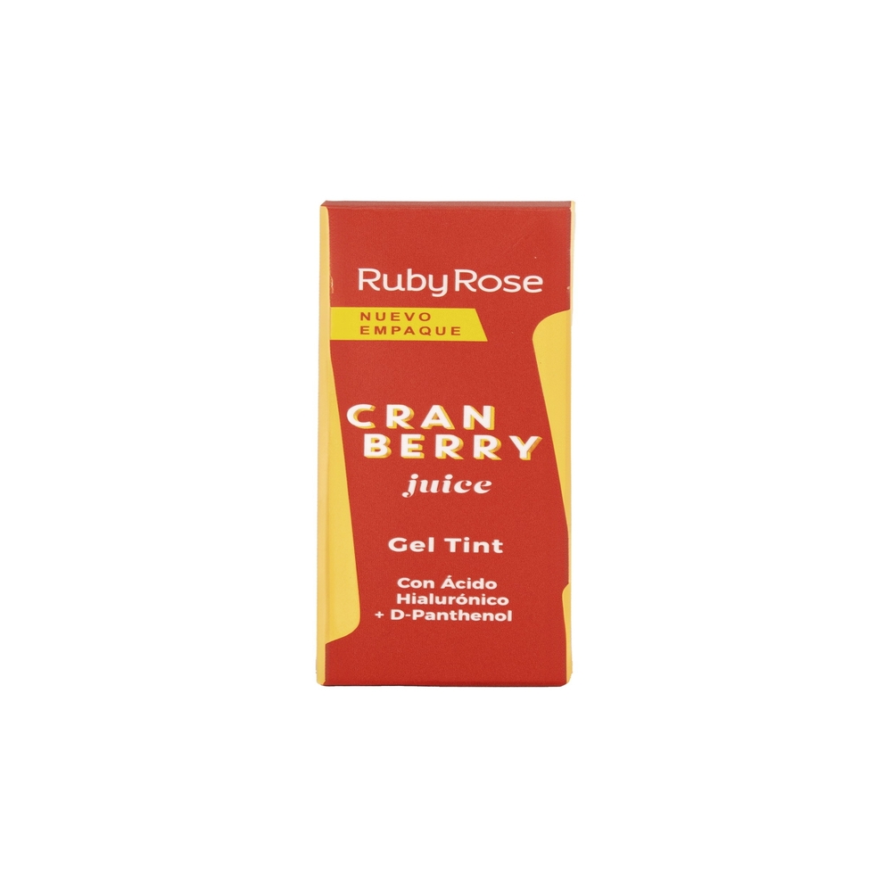 LABIAL LIQUIDO RUBY ROSE CRANBERRY JUICE CON ACIDO HIALURONICO TUB X 3.5ML