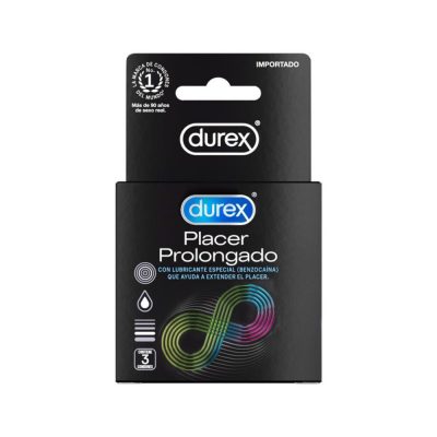 PRESERVATIVO PLACER PROLONGADO LUBRICANTE ESPECIAL CAJ X 3 DUREX