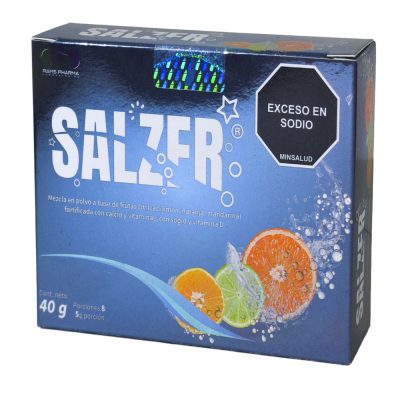 SAL DE FRUTAS CITRICAS SALZER CAJ X 8SOBX5GR