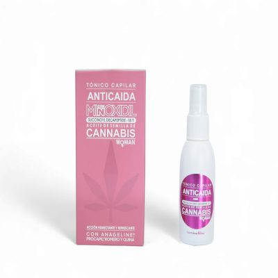 TONICO CAPILAR ANTICAIDA MINOXIDIL Y ACEITE DE SEMILLA DE CANNABIS WOMAN FCO X 60ML
