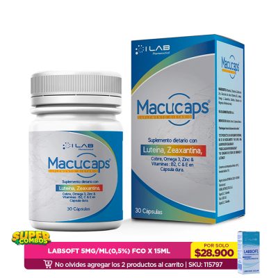 MACUCAPS MULTIPLES COMPONENTES CAP FCO X 30