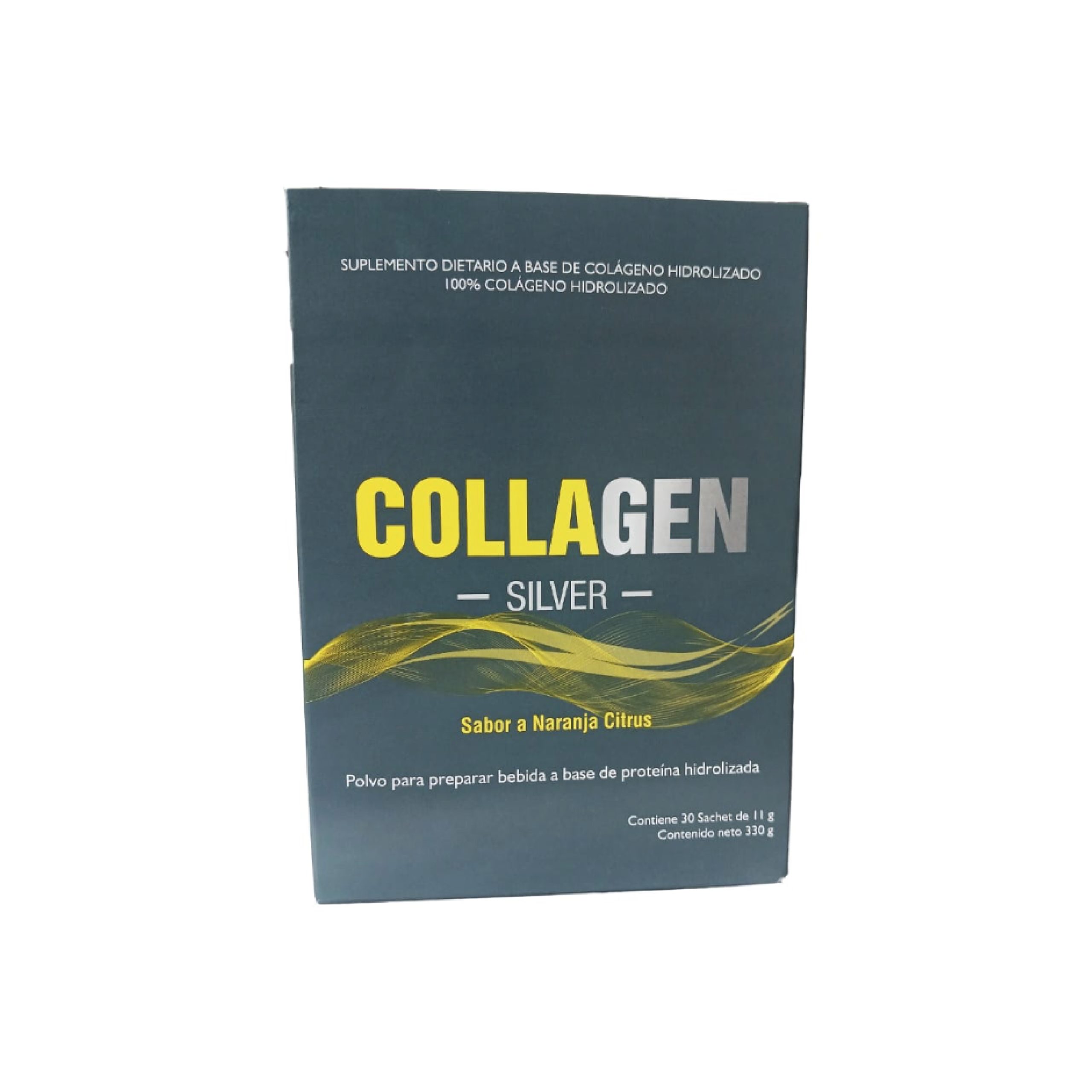 COLLAGEN SILVER 10GR POLV CAJ X30SOBX11GR NARANJA CITRUS