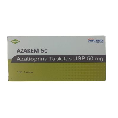 AZAKEM 50MG TAB CAJ X 100