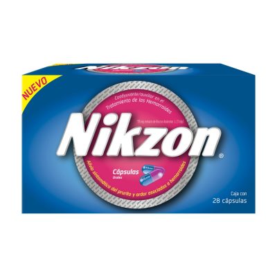 NIKZON 86MG CAP CAJ X 28