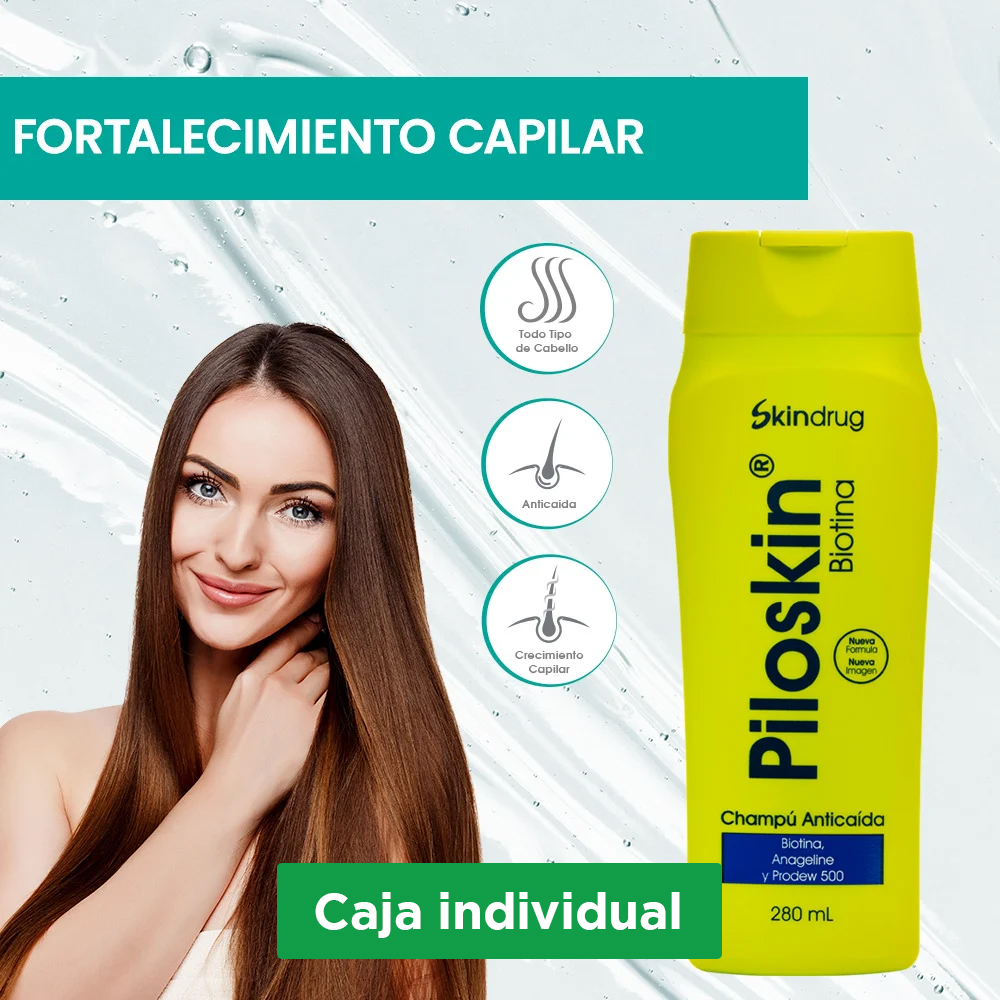 CHAMP ANTICAIDA CON BIOTINA PILOSKIN FCO X 280ML