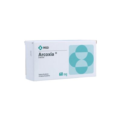 ARCOXIA 60MG TAB REC CAJ X 14