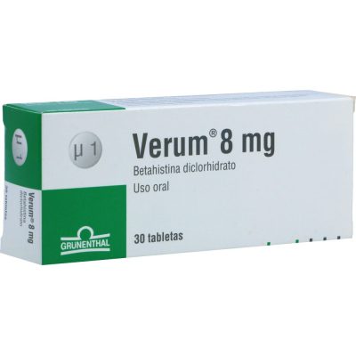 VERUM 8MG TAB CAJ X 30