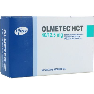 OLMETEC HCT (12.5+40)MG TAB REC CAJ X 30