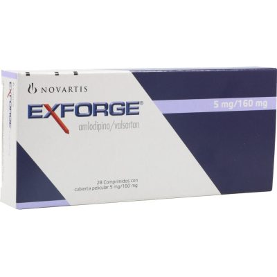 EXFORGE (5+160)MG TAB REC  CAJ X 28