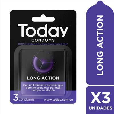 PRESERVATIVO LONG ACTION CAJ X 3 TODAY