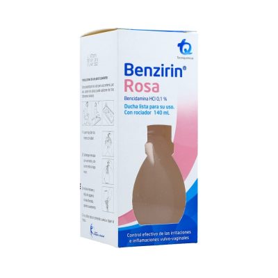 BENZIRIN ROSA 0.1% SOL VAG FCO X 140ML