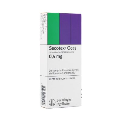 SECOTEX OCAS 0.4MG TAB LIB PROL CAJ X 30