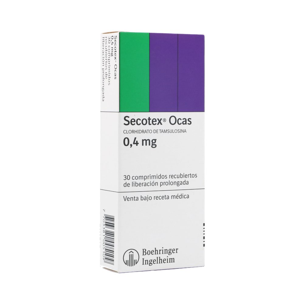 SECOTEX OCAS 0.4MG TAB LIB PROL CAJ X 30