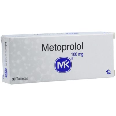 METOPROLOL 100MG TAB  CAJ X 30 MK
