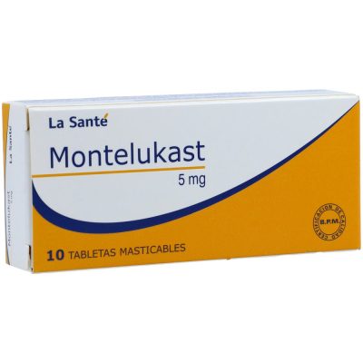 MONTELUKAST 5MG TAB MAST  CAJ X 10 LA SANTE