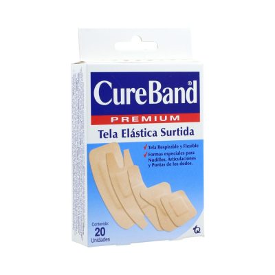 CURAS PREMIUM ELASTICA SURTIDA CAJ X 20 CUREBAND