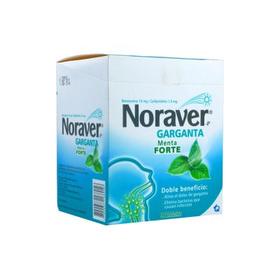 NORAVER P GARGANTA (10+1.4)MG TAB MAST CAJ X 96 MENTA