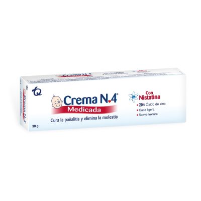 CREMA No 4 MEDICADA 10MUI/100GR+20% CREM TOP  TUB X 30GR