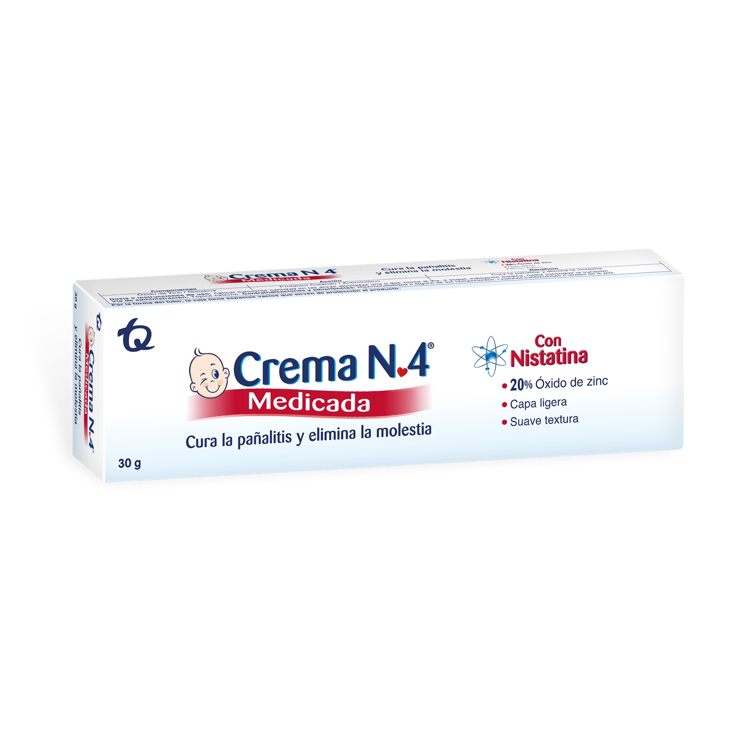 CREMA No 4 MEDICADA 10MUI/100GR+20% CREM TOP TUB X 30GR