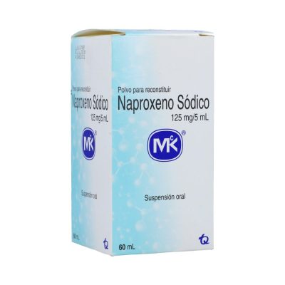 NAPROXENO 125MG/5ML(2.5%) POLV SUSP ORAL FCO X 60ML MK