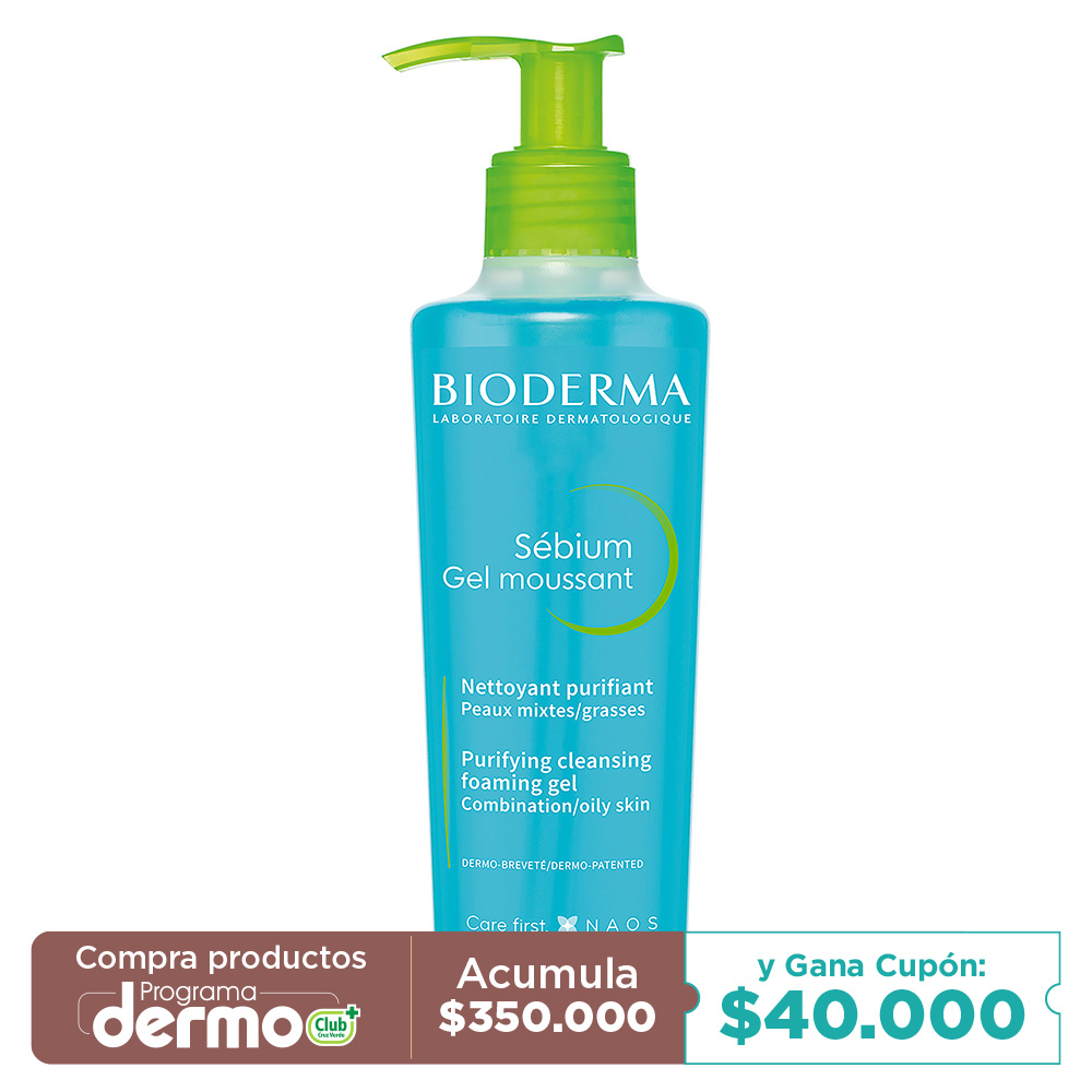 GEL SEBIUM MOUSSANT BIODERMA FCO X 200ML