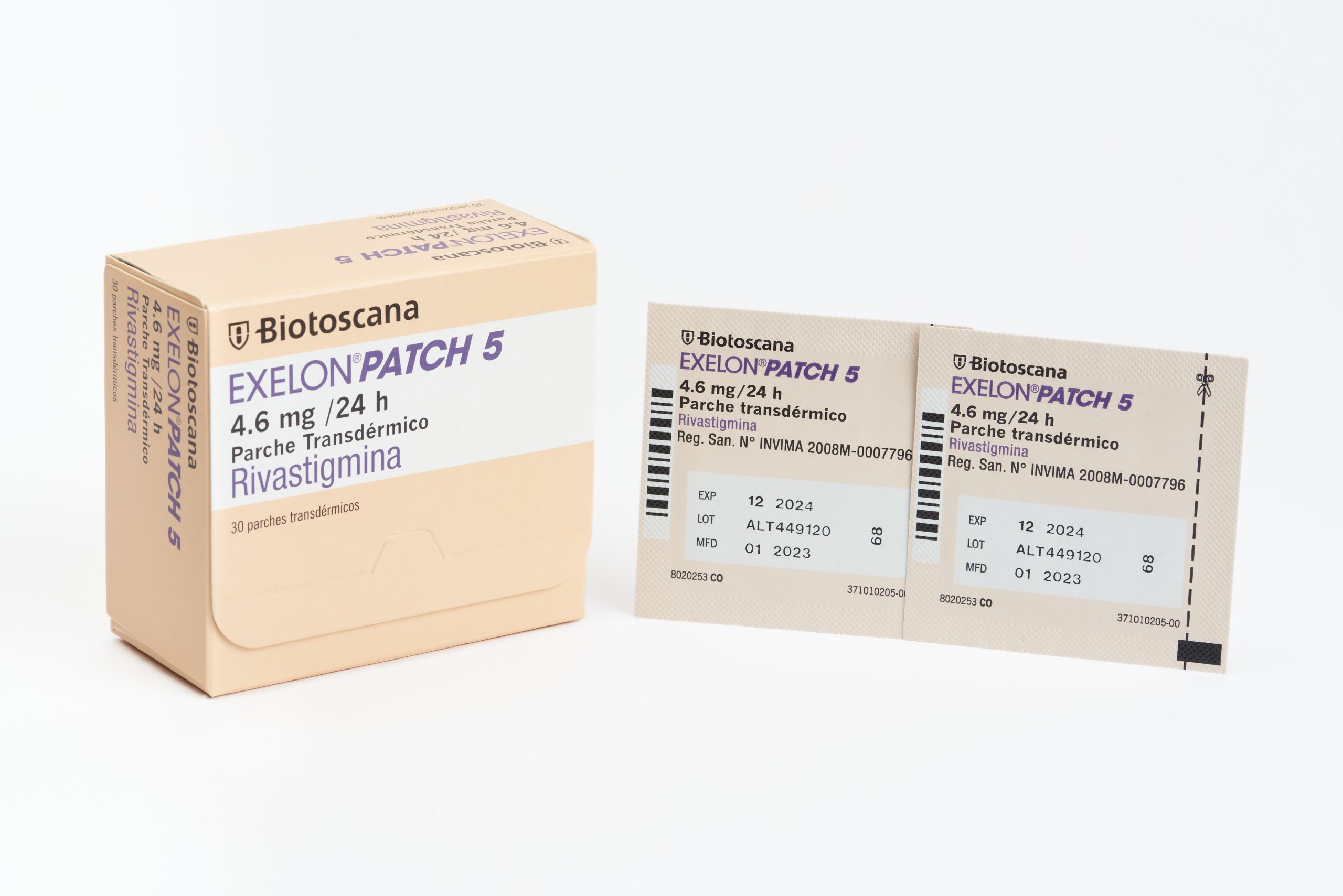 EXELON PATCH 4.6MG/24H 9MG(4.6MG/DIA) PARCH TRANSD CAJ X 30