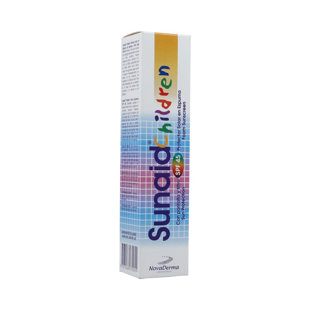SUNAID CHILDREN SPF 45 EMUL TOP FCO X 90ML