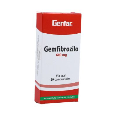 GEMFIBROZILO 600MG TAB REC CAJ X 30 WINTHROP