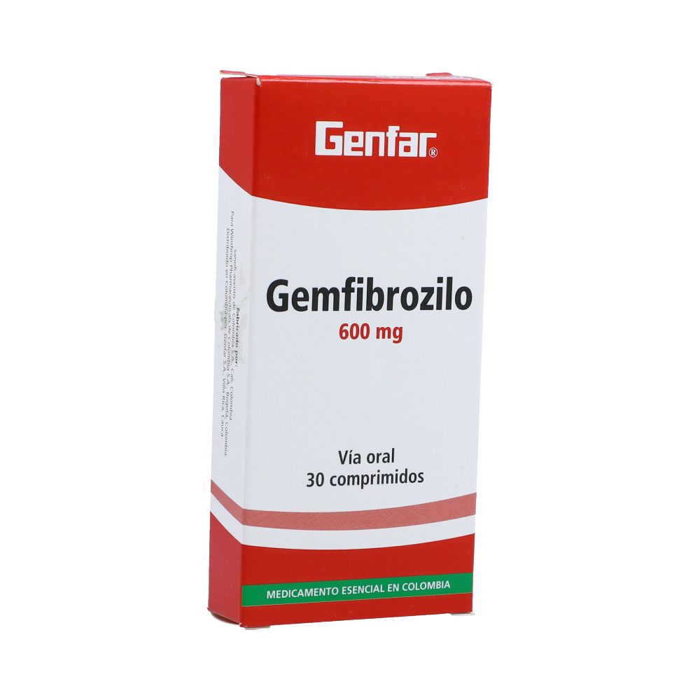 GEMFIBROZILO 600MG TAB REC CAJ X 30 WINTHROP
