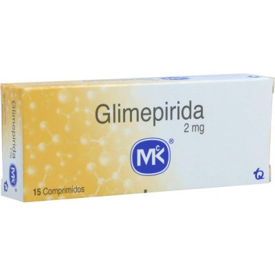 GLIMEPIRIDA 2MG TAB  CAJ X 15 MK