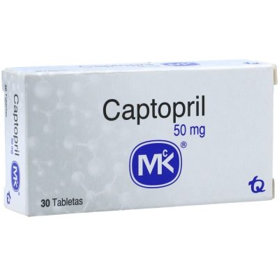 CAPTOPRIL 50MG TAB CAJ X 30 MK